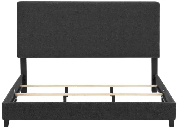 Boucle Upholstered Platform Bed