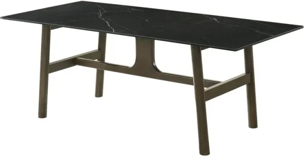Destin - Ceramic Dining Table - Black