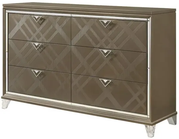 Skylar - Dresser - Champagne