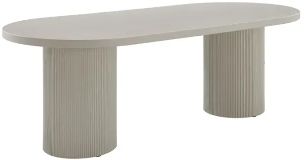 Laela - Dining Table - Bone White