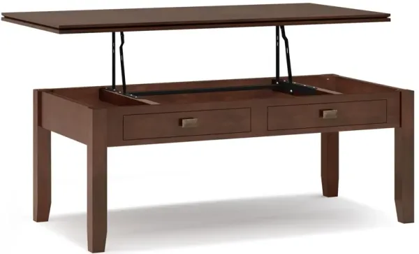Artisan - Lift Top Coffee Table - Russet Brown