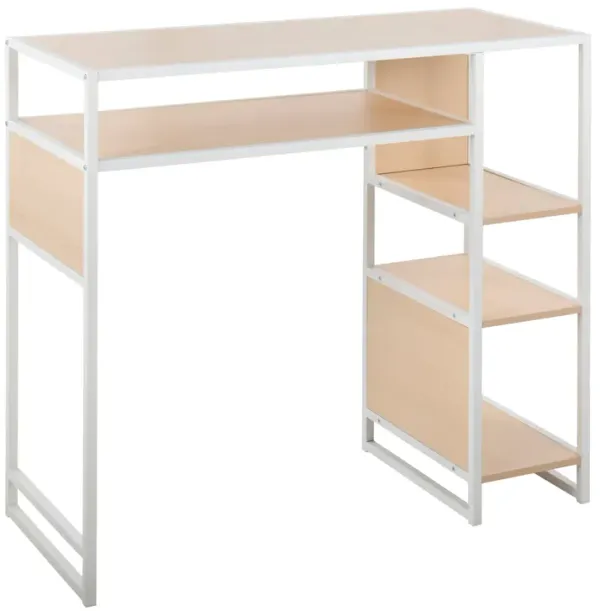 Display - Farmhouse Bar Height Table With Storage Space