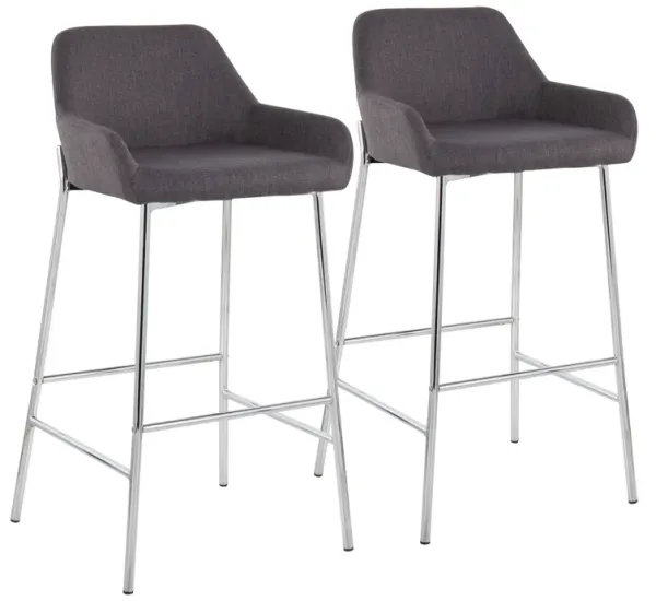 Daniella - Contemporary Fixed Height Bar Stool (Set of 2)