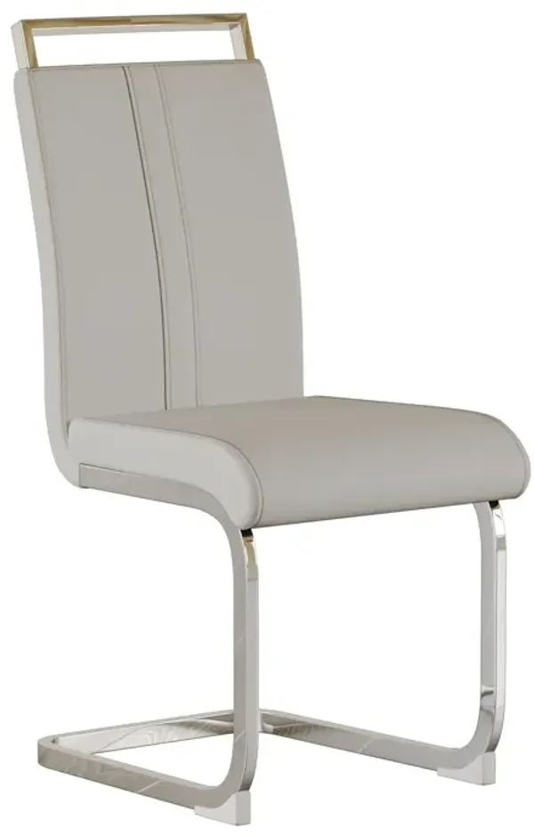 Modern Dining Chairs With Padded Seat, High Back