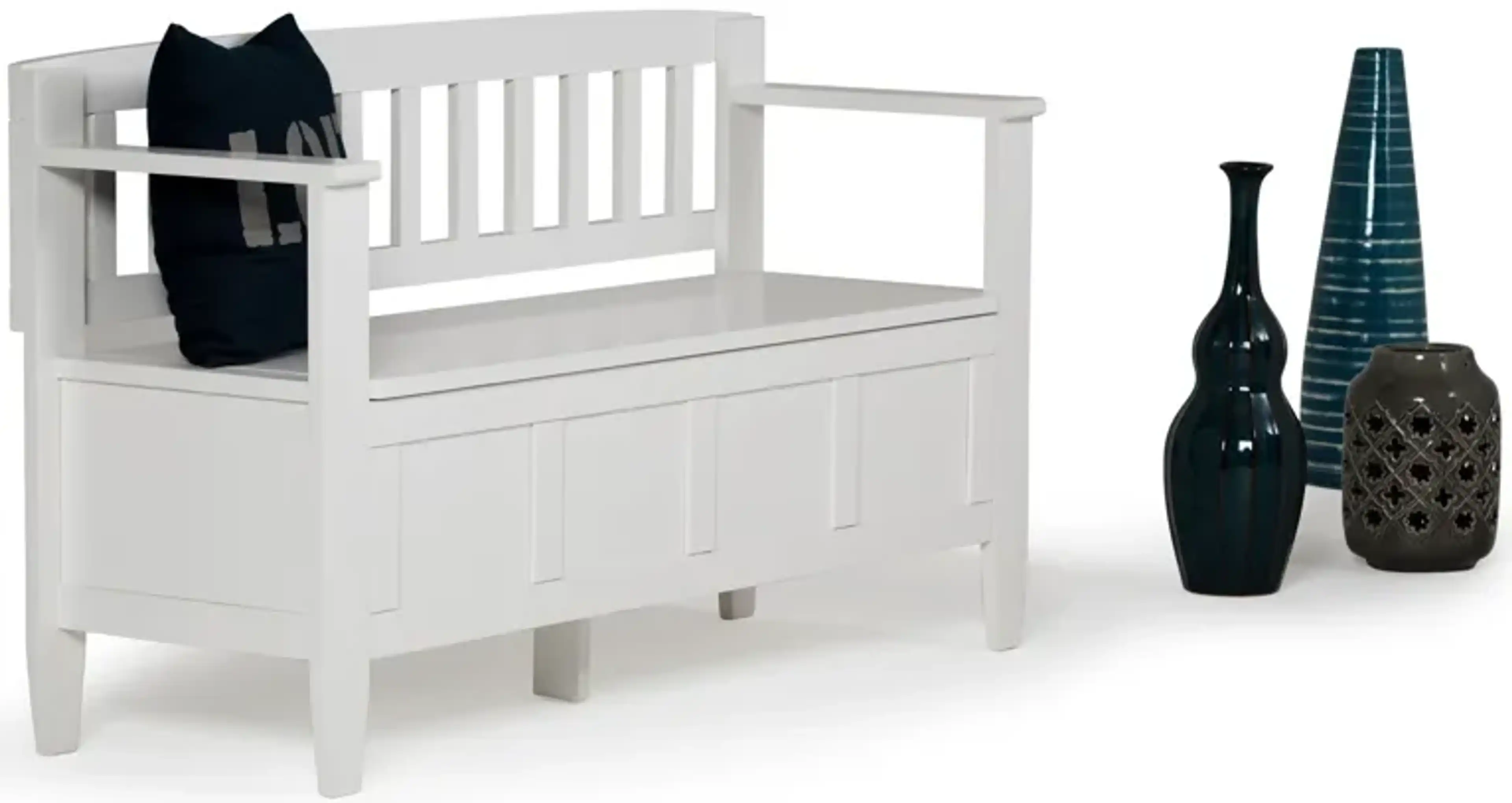 Brooklyn Handcrafted Entryway Storage Bench Bel Furniture | Furniture.com