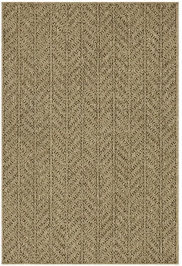 Earth - 7'10" X 10'3" Indoor, Outdoor Area Rug - Mocha, Natural