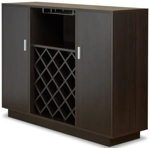 Hazen - Wine Cabinet - Espresso