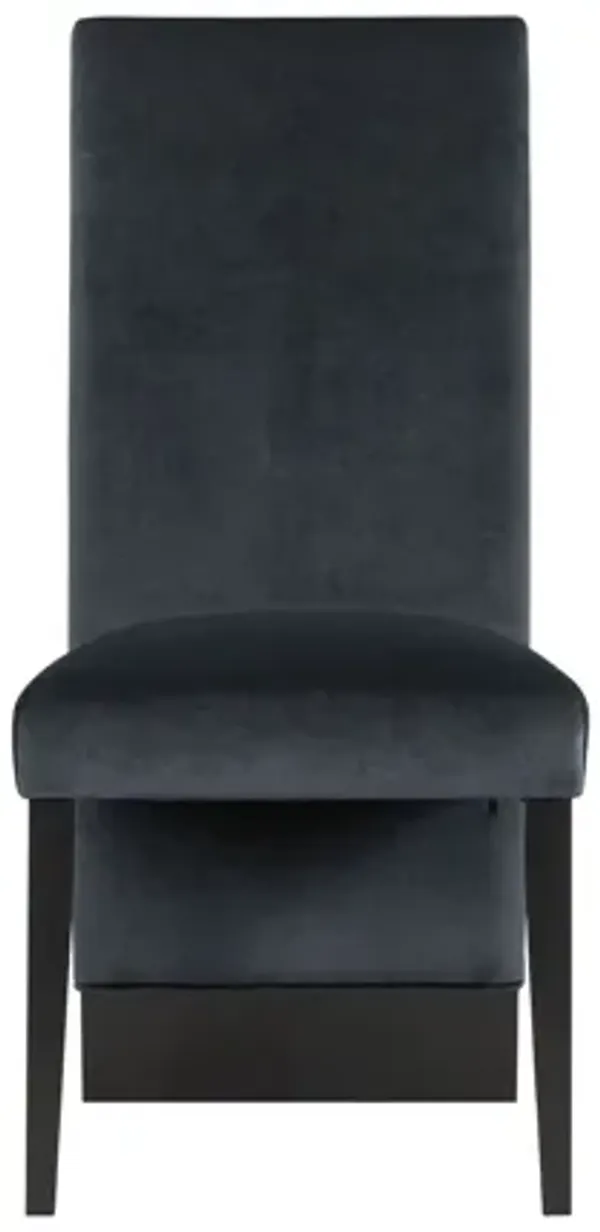 Stacey - Velvet Dining Chair (Set of 2) - Black
