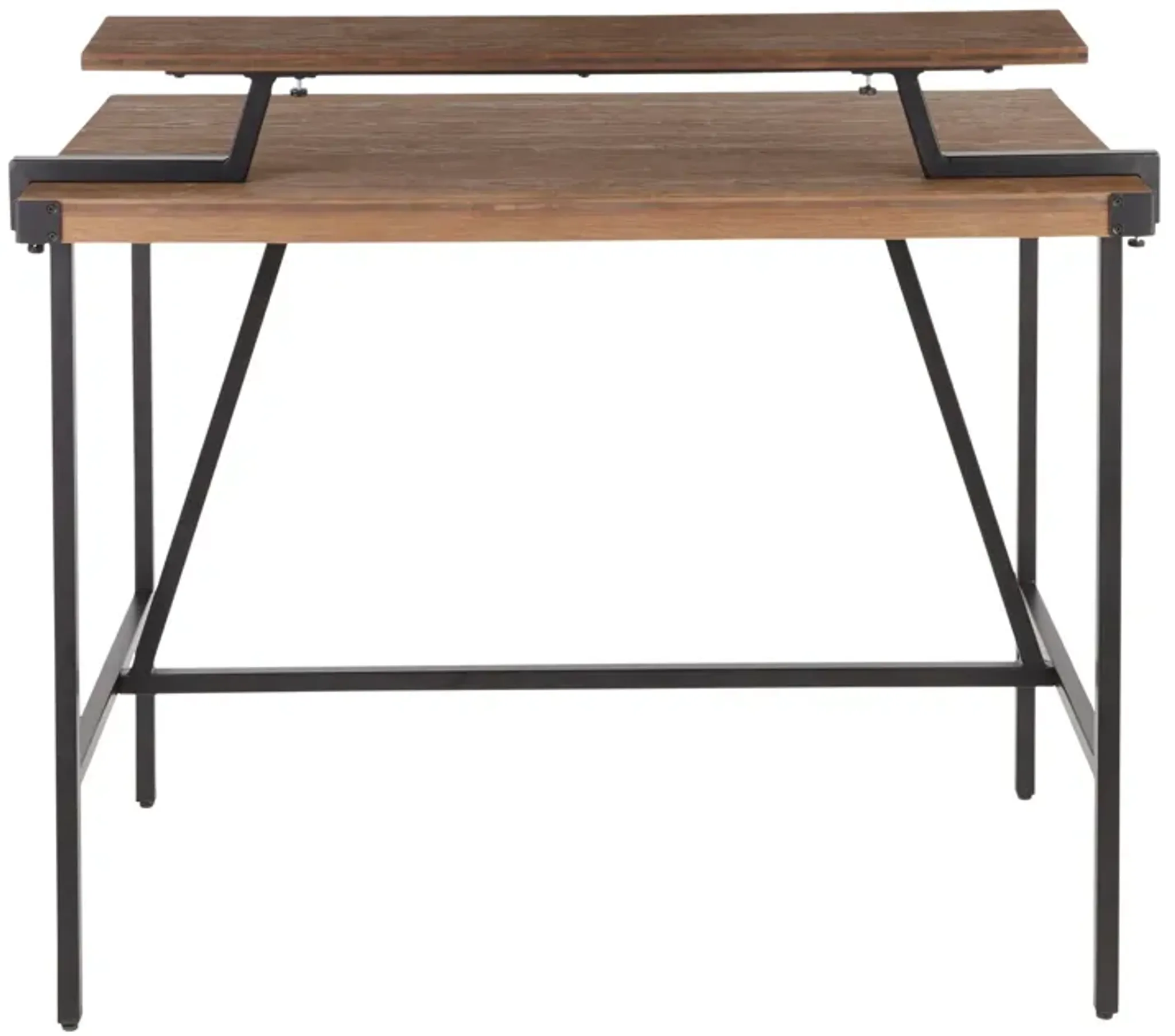 Gia Industrial Counter Table Bel Furniture | Furniture.com