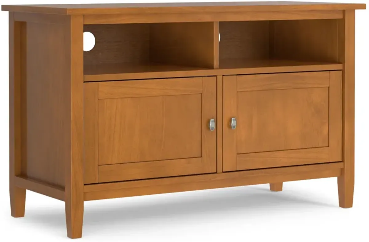 Warm Shaker - TV Media Stand Handcrafted - Brown