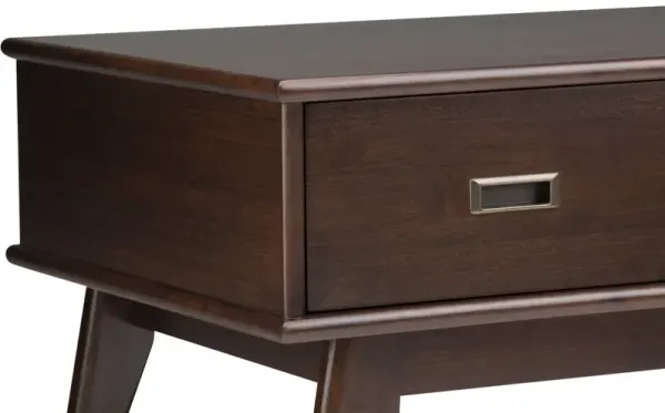 Draper - Mid Century Coffee Table - Medium Auburn Brown