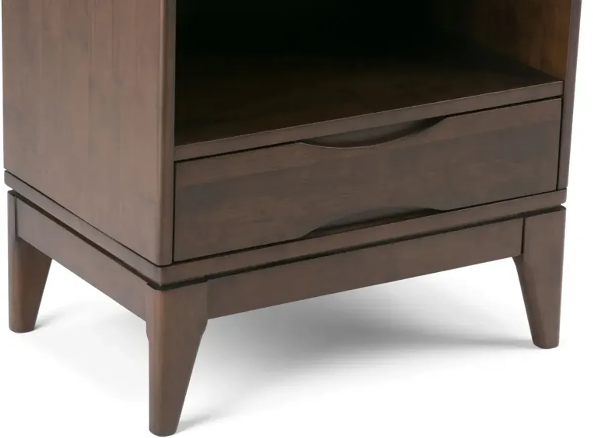 Harper - Bookcase With Storage - Walnut Brown