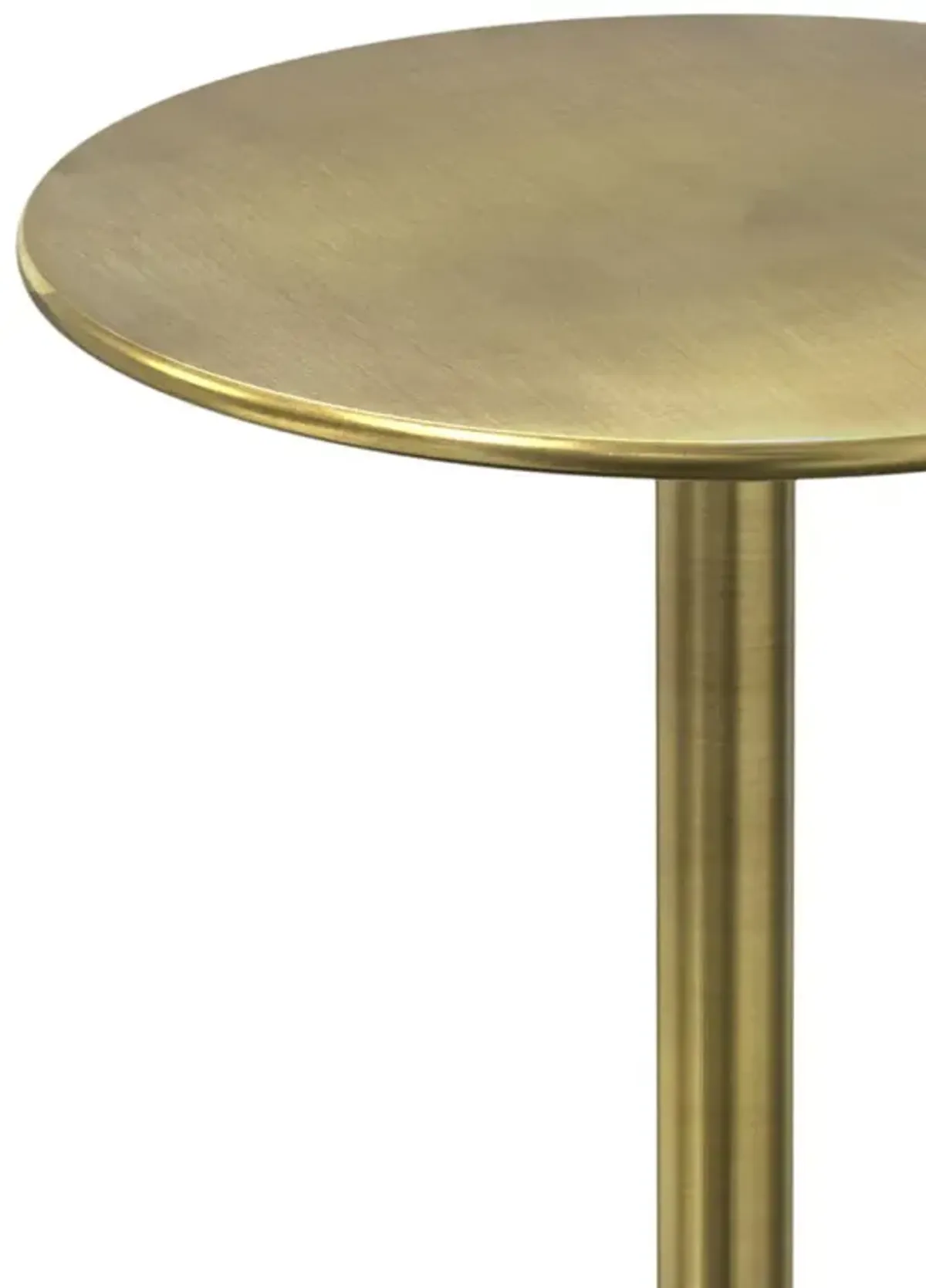 Melene - Side Table - Gray / Gold