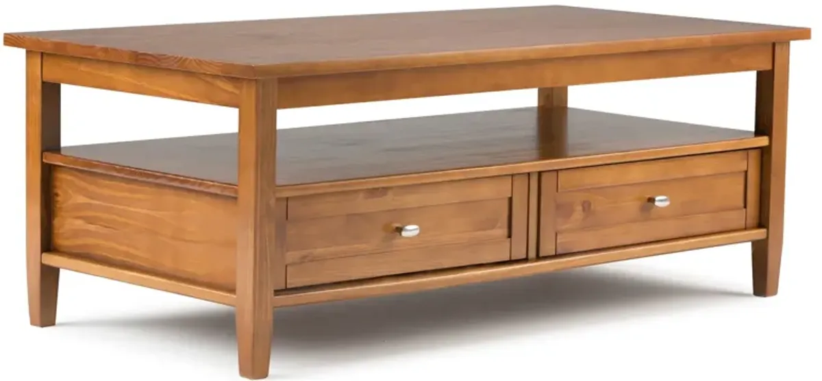 Warm Shaker - Coffee Table - Light Golden Brown