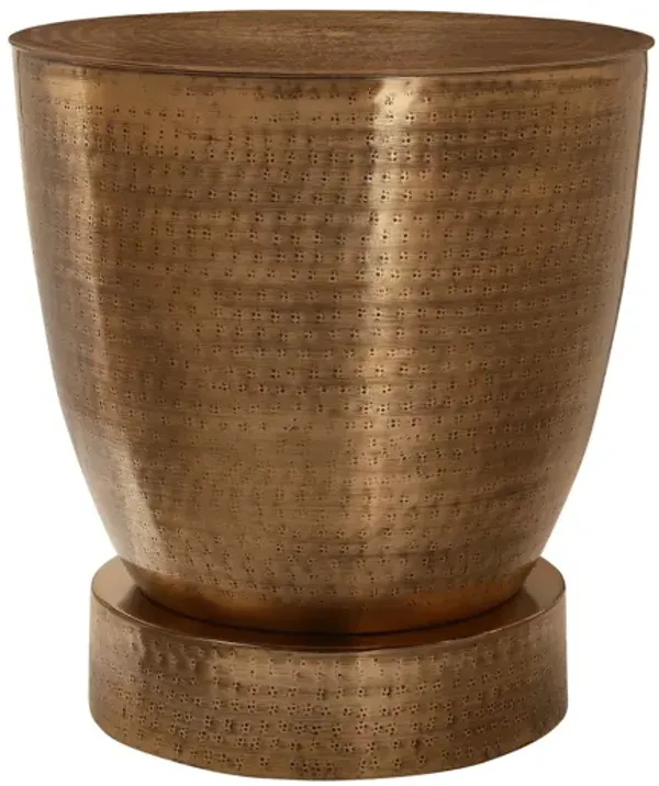 Drum Accent Side Table, Contemporary & Modern Design