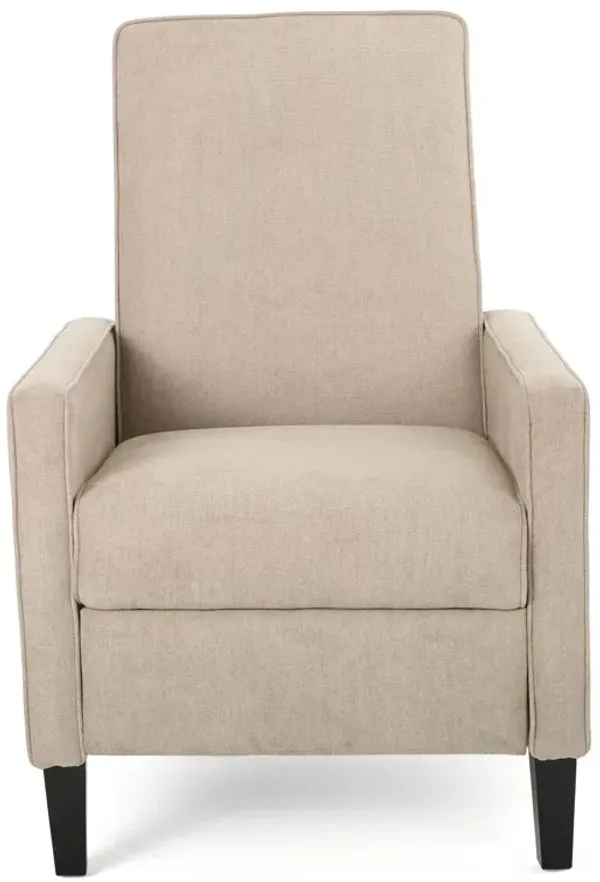 Minimalist Design Fabric Push Back Chair