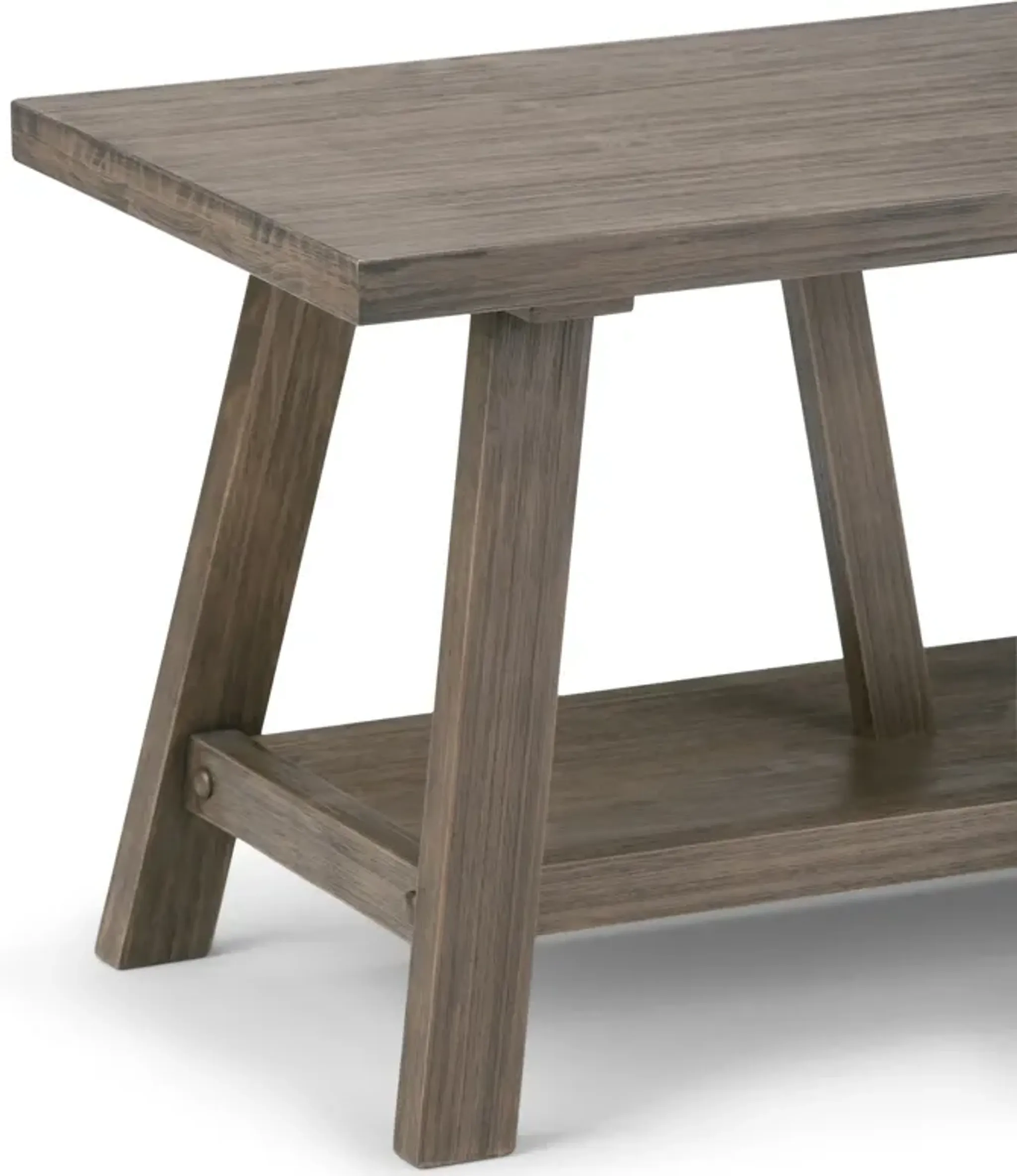 Dylan Entryway Bench Driftwood Bel Furniture | Furniture.com