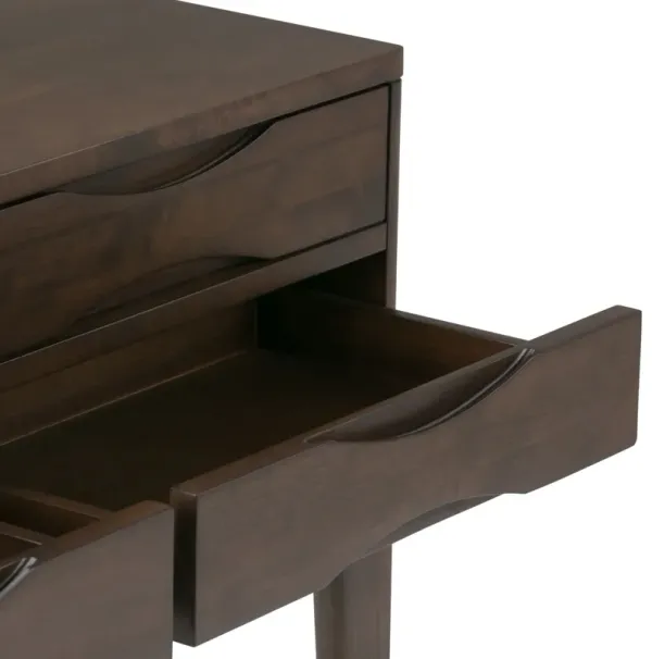 Harper - Hallway Console Table - Walnut Brown