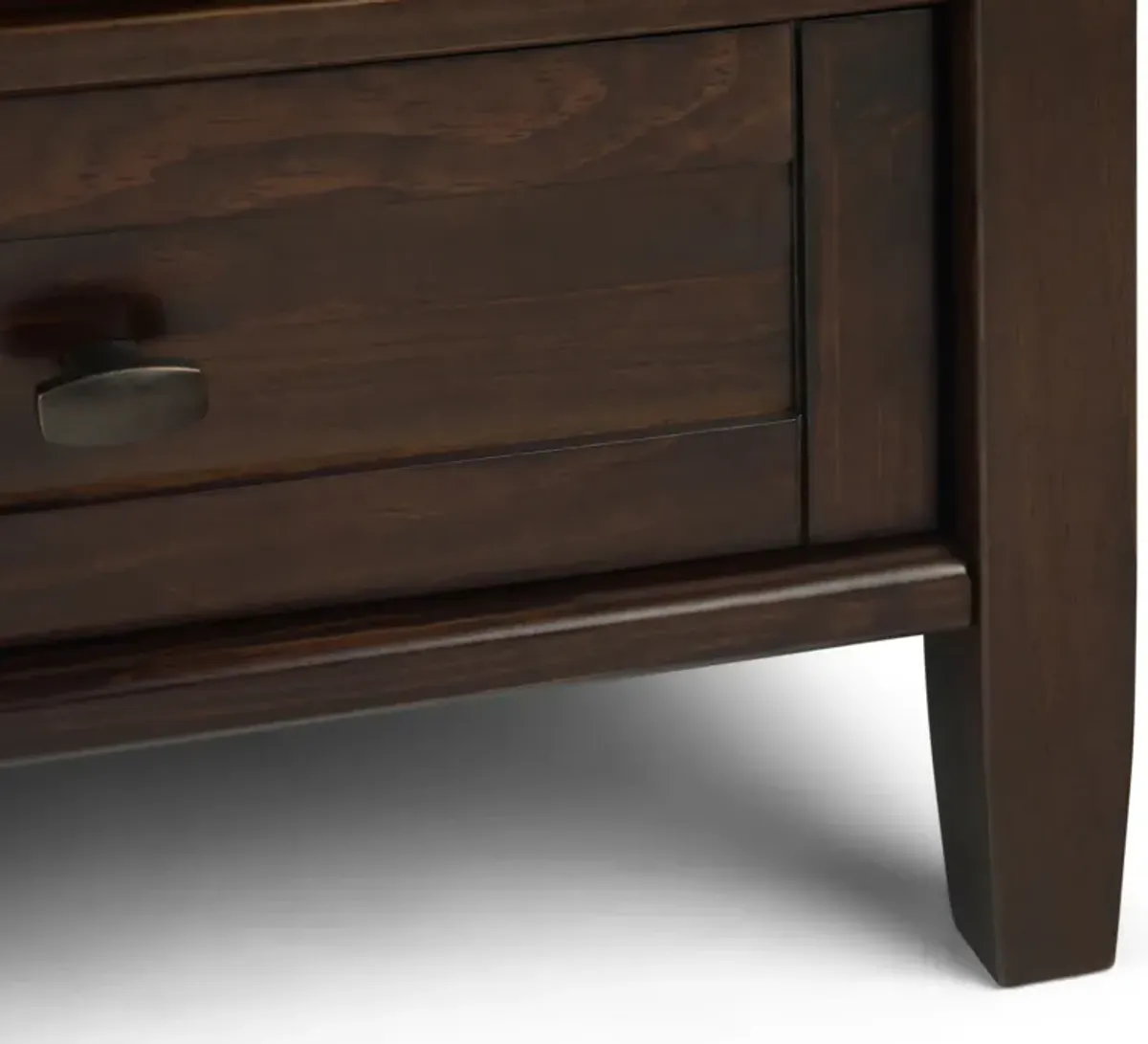 Warm Shaker - Square Coffee Table - Tobacco Brown