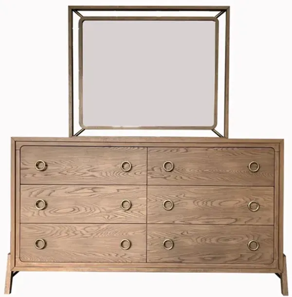 6 Drawer Dresser - Latte