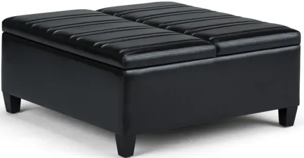 Ellis - Upholstered Coffee Table Storage Ottoman