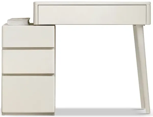 Table Dresser Without Mirror, Compact Dresser Accessories Storage Drawer - White