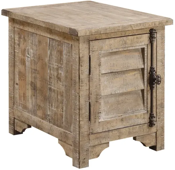 Ludin - Chair Side Table - Taupe