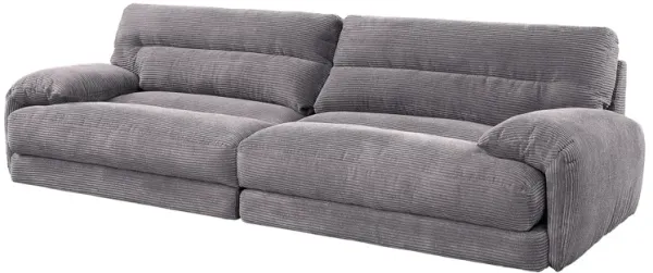 Cadenza - Corduroy Sofa - Gray
