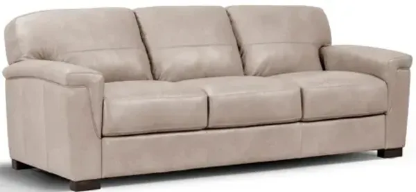 Cornelia - Leather Sofa - Beige