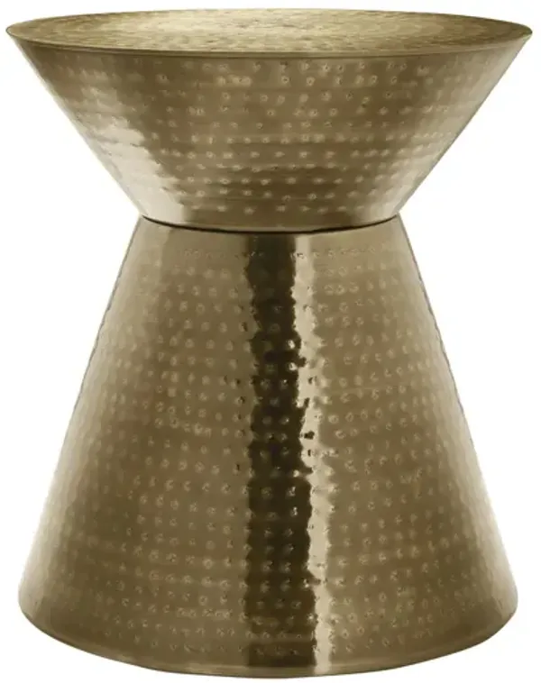 Drum Accent Side Table, Contemporary & Modern Elegant Design