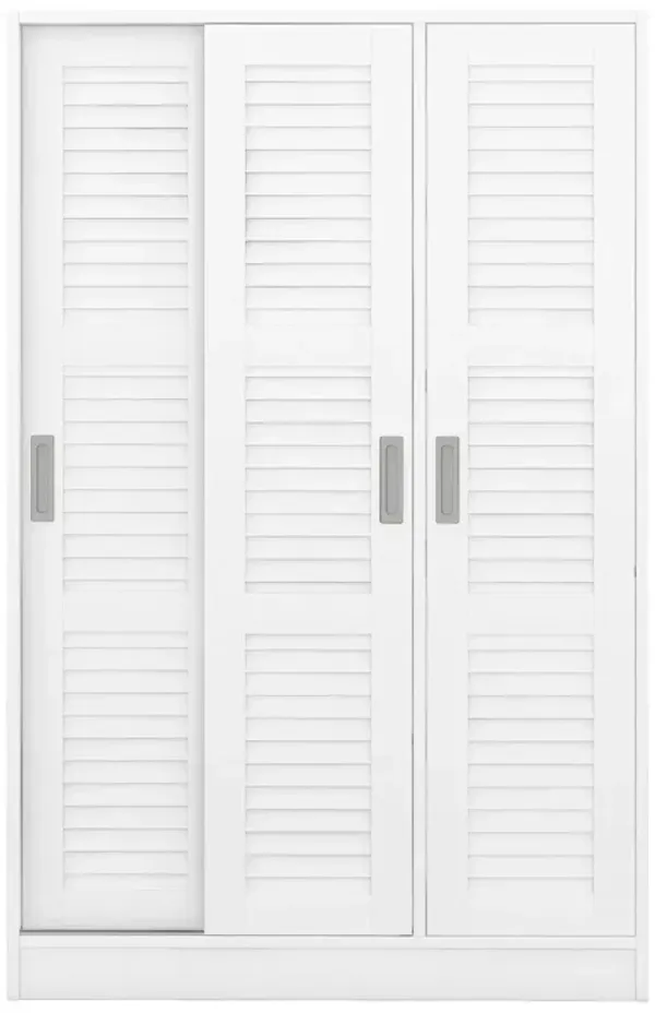 3 Door Shutter Wardrobe & Shelves