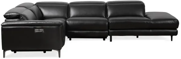 Zander - Reclining Sectional Sofa - Black