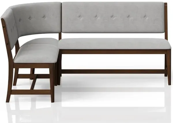 Curved Dining Bench Mid Century Modern Upholstered Curved Bench - Beige
