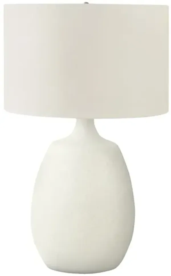 Lighting, Table Lamp, Resin, Contemporary - Cream