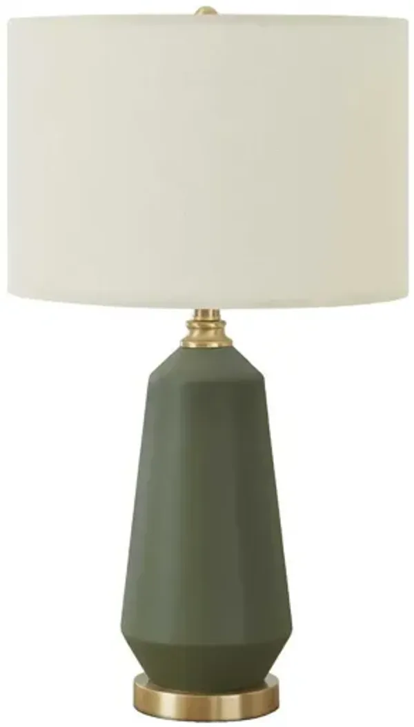 Lighting, Table Lamp, Green Ceramic, Contemporary - Green