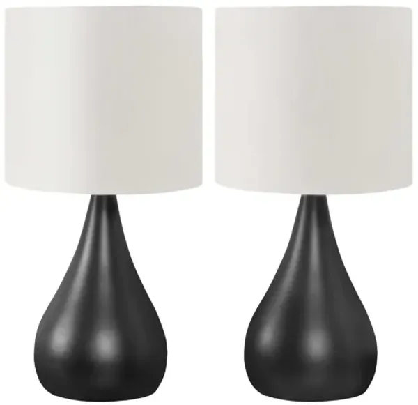 Lighting, Table Lamp, Contemporary (Set of 2) - Black