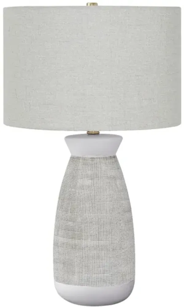 Lighting, Table Lamp, Ceramic, Contemporary - Gray