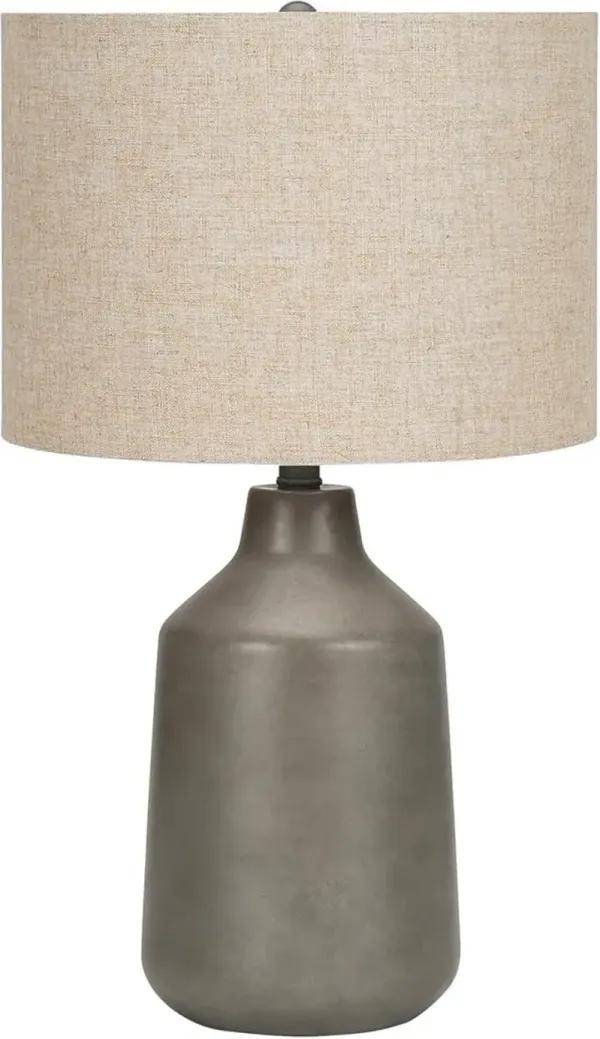 Lighting, Table Lamp, Concrete, Contemporary