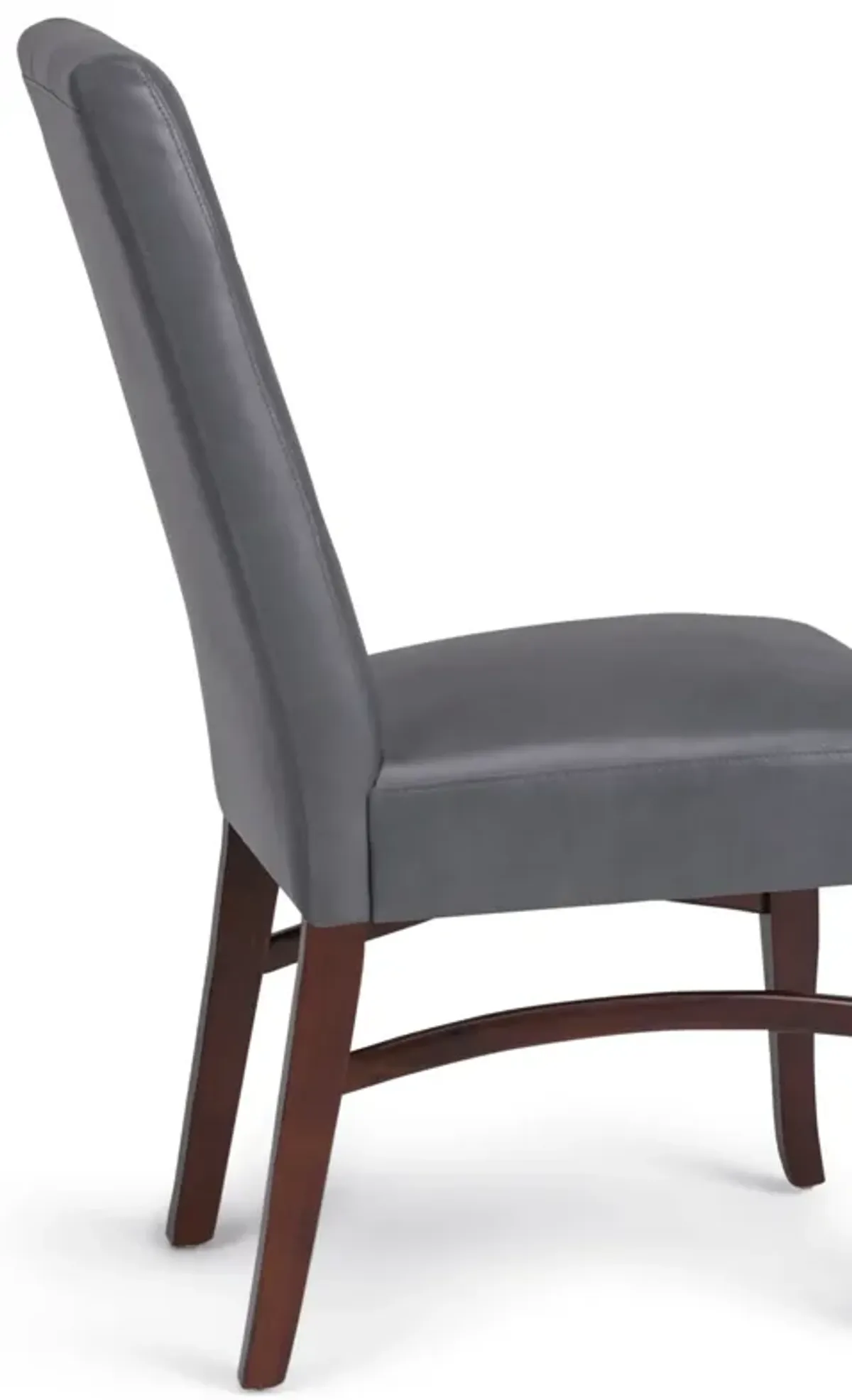 Ezra - Deluxe Dining Chair (Set of 2) - Stone Gray