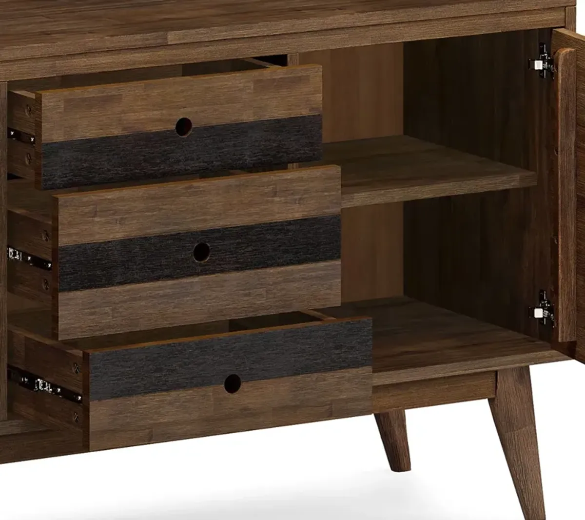 Clarkson - Sideboard Buffet - Rustic Natural Aged Brown