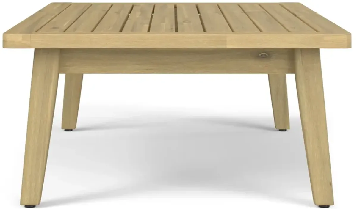Palmetto - Outdoor Coffee Table - Light Teak