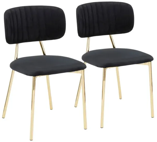 Bouton - Contemporary / Glam Chair (Set of 2)