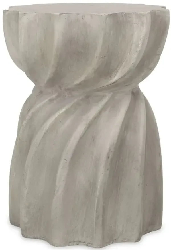 Modern Canis Side Table Outdoor Use - Gray