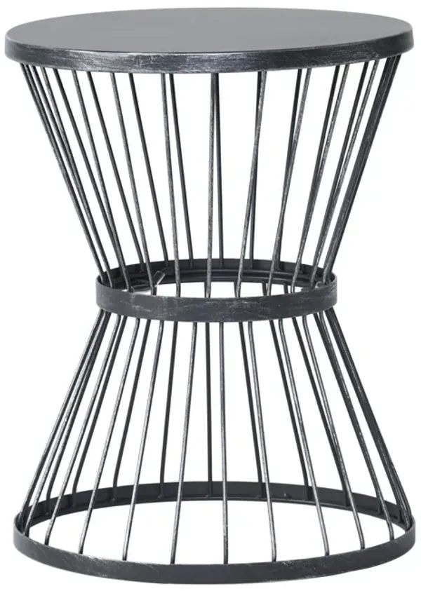 Lassen - Modern Outdoor Side Table With Hourglass Design