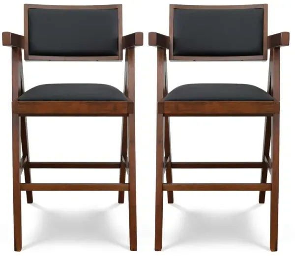 Athena - Counter Chair - Black / Brown