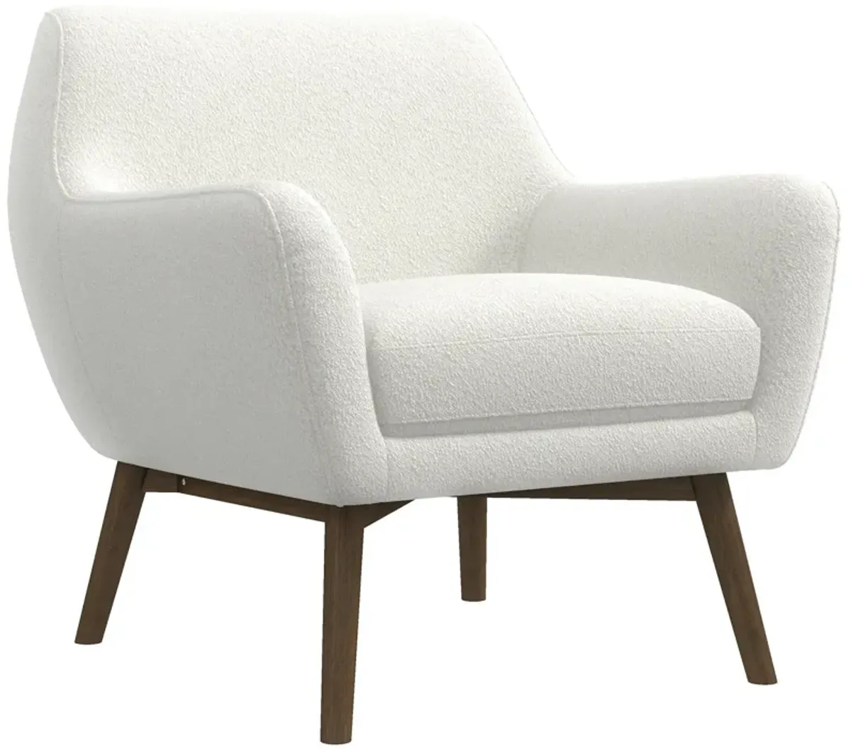 Panom - Lounge Chair - Brown / White