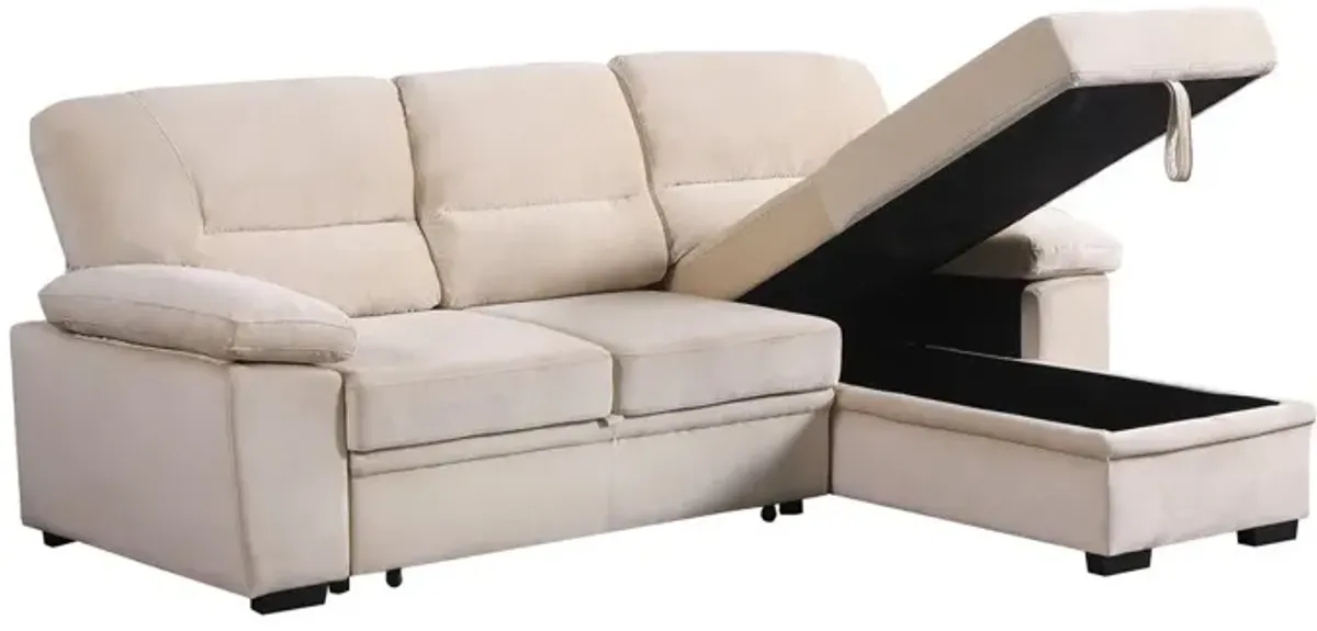 Kipling - Reversible Sleeper Sectional Sofa Chaise