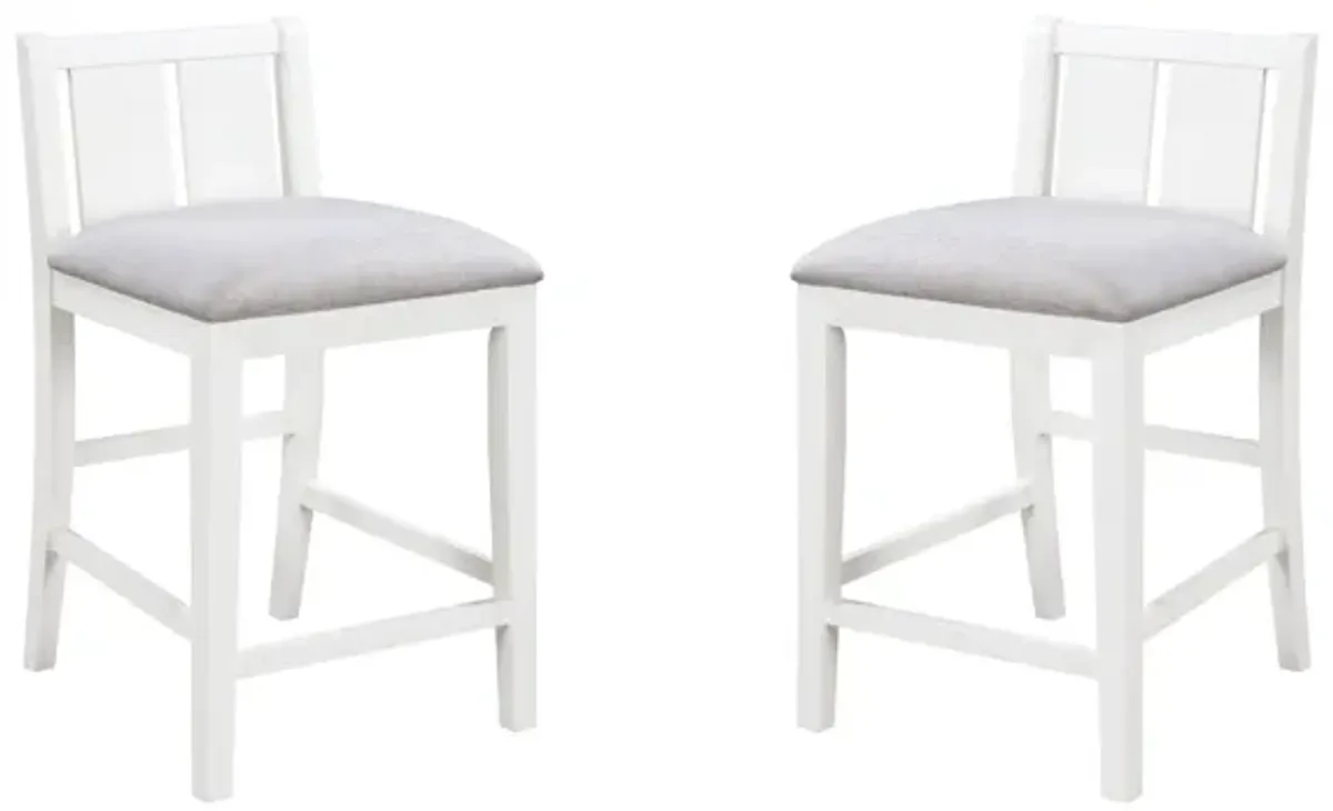 Graham - 20" Upholstered Seat Counter Height Chair (Set of 2)