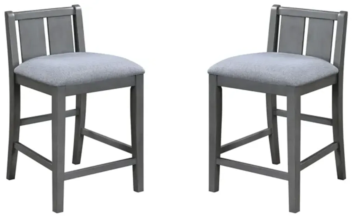 Graham - 20" Upholstered Seat Counter Height Chair (Set of 2)