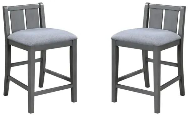 Graham - 20" Upholstered Seat Counter Height Chair (Set of 2)